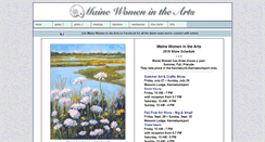 Desktop Screenshot of mainewomenarts.com